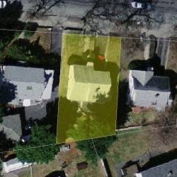 350 California St, Newton MA 02458-1054 aerial view