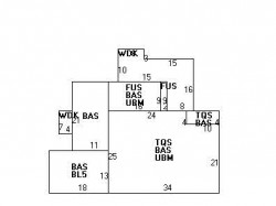 124 Fordham Rd, Newton MA 02465-1226 floor plan