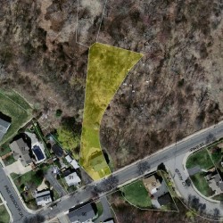 89 Pine St, Newton MA  02466-1301 aerial view