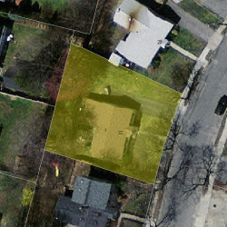 22 Edward Rd, Newton MA 02465-1120 aerial view