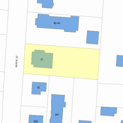 48 Rustic St, Newton MA 02458-1024 plot plan