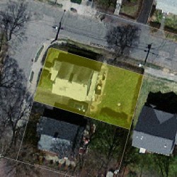 6 Auburn Ter, Newton MA 02466-2504 aerial view