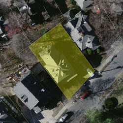 21 Chase St, Newton MA  02459-2213 aerial view