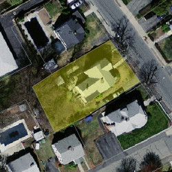 33 Parsons St, Newton MA  02465-2135 aerial view