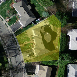 92 Deborah Rd, Newton MA  02459-2838 aerial view