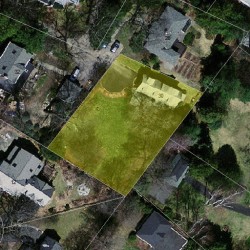 30 Hancock St, Newton MA  02466-2309 aerial view