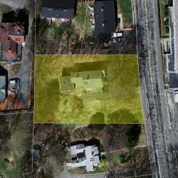 15 Oak St, Newton MA 02464-1407 aerial view