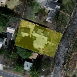 39 Locke Rd, Newton MA 02468-1415 aerial view