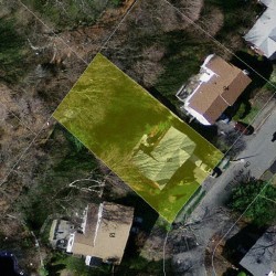 90 Esty Farm Rd, Newton MA  02459-3642 aerial view