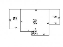 9 Appleton Cir, Newton MA  02459-3305 floor plan