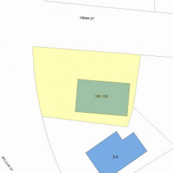 198 Gibbs St, Newton MA 02459-1930 plot plan