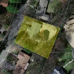 40 Druid Hill Rd, Newton MA  02461-2023 aerial view