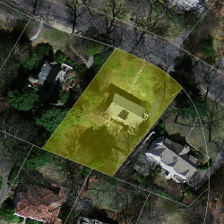 25 Fenwick Rd, Newton MA  02468-2214 aerial view