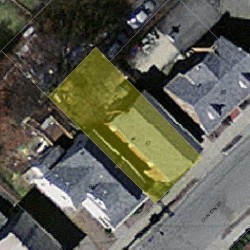 67 Clinton St, Newton MA 02458-1233 aerial view