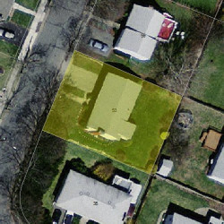 53 Anthony Cir, Newton MA  02460-1109 aerial view