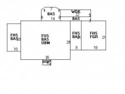 23 Risley Rd, Newton MA  02465-2921 floor plan