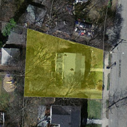 60 Charlotte Rd, Newton MA 02459-1708 aerial view