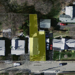 84 Clinton Pl, Newton MA 02459-1141 aerial view