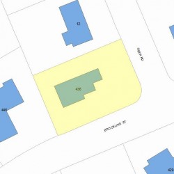 436 Brookline St, Newton MA 02459-3146 plot plan
