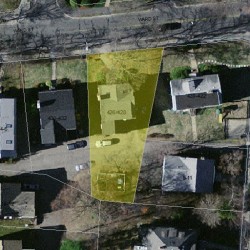 426 Ward St, Newton MA  02459-1257 aerial view