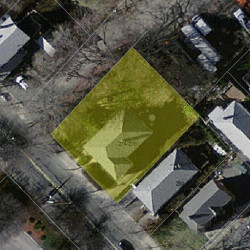 274 Adams St, Newton MA  02458-1273 aerial view