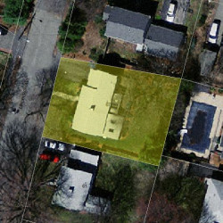 67 Lindbergh Ave, Newton MA 02465-1650 aerial view
