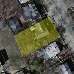 1229 Walnut St, Newton MA 02461-1820 aerial view