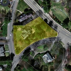 22 Burnham Rd, Newton MA 02465-2928 aerial view