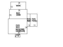 90 Clearwater Rd, Newton MA 02462-1106 floor plan