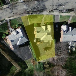 14 Boulevard Rd, Newton MA 02459-1204 aerial view