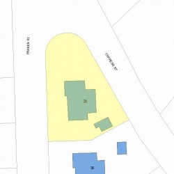 97 Cypress St, Newton MA 02459-2246 plot plan