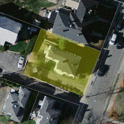 9 Fayette St, Newton MA 02458-1401 aerial view