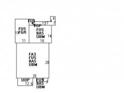 346 Cherry St, Newton MA  02465-1627 floor plan