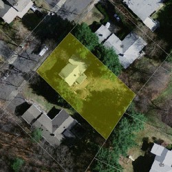 104 Dorcar Rd, Newton MA 02459-3404 aerial view