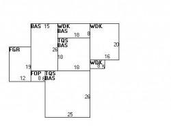 202 Bellevue St, Newton MA 02458-1813 floor plan