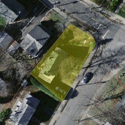 213 Jackson St, Newton MA 02459-2522 aerial view