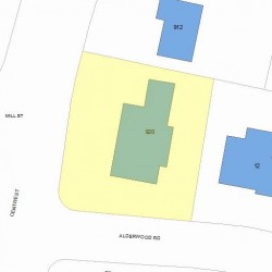 920 Centre St, Newton MA 02459-1236 plot plan