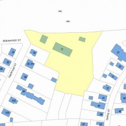 70 Crescent St, Newton MA 02466-2599 plot plan