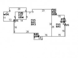 139 Brackett Rd, Newton MA  02458-2613 floor plan