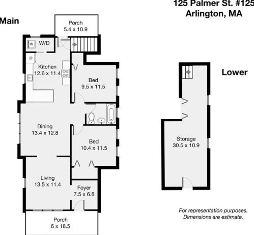 125 Palmer St, Arlington MA 02474-3309 exterior