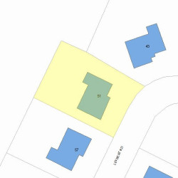 51 Levbert Rd, Newton MA 02459-3008 plot plan
