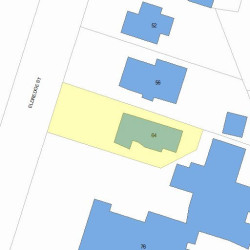 64 Eldredge St, Newton MA 02458-2097 plot plan