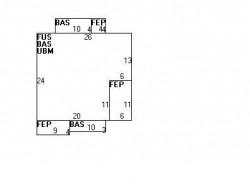 28 Alden Pl, Newton MA  02465-1529 floor plan