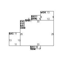 42 Berwick Rd, Newton MA  02459-2132 floor plan