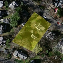 306 Franklin St, Newton MA 02458-2301 aerial view