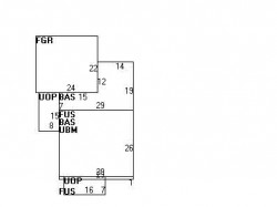 162 Hunnewell Ave, Newton MA 02458-2246 floor plan