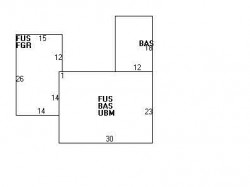 61 Lindbergh Ave, Newton MA  02465-1650 floor plan