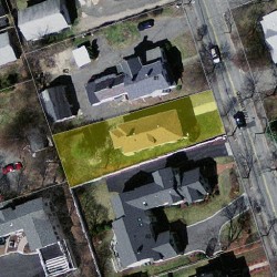 395 Cherry St, Newton MA 02465-1831 aerial view