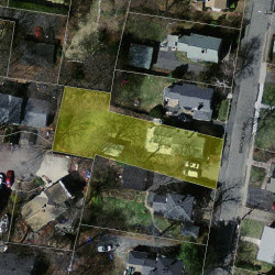 41 Brooks Ave, Newton MA  02460-1535 aerial view