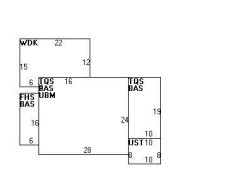 62 Bow Rd, Newton MA  02459-2513 floor plan